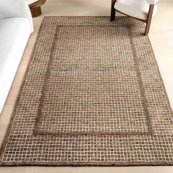 Nuloom Emaline Geometric Wool Area Rug 9ft x 12ft SPCR02A-9012 - main